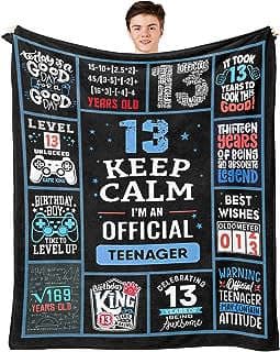 Imagen de Manta "Official Teenager" Cumpleaños de la empresa DFAQEHK.