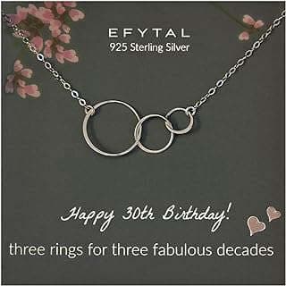 Imagen de Collar de Tres Círculos de la empresa Efy Tal Jewelry.