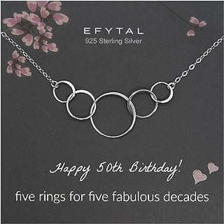 Imagen de Collar Plata 5 Círculos de la empresa Efy Tal Jewelry.