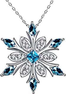 Imagen de Collar Copo de Nieve Cristales de la empresa elensan.