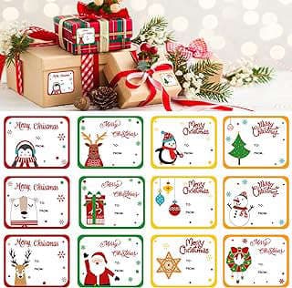 Imagen de Etiquetas adhesivas regalo Navidad de la empresa FOKICOS.