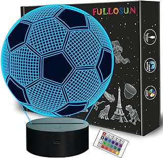 Imagen de Lámpara 3D Fútbol Multicolor de la empresa FULLOSUN.
