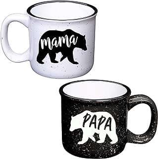 Imagen de Set tazas "Mama/Papa Bear" de la empresa Funny Bone Drinkware.