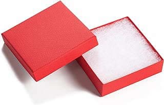 Imagen de Cajas joyería cartón rojas de la empresa Giftol.
