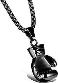 Imagen de Collar Guante Boxeo Acero de la empresa Hamoery Jewelry.
