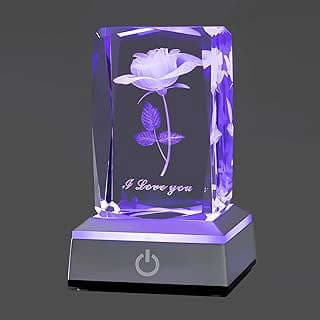 Imagen de Lámpara Nocturna Cristal 3D de la empresa Haochencrafts.