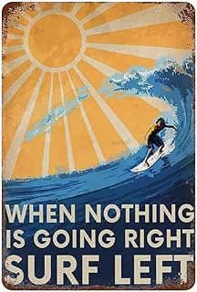 Imagen de Cartel metálico Surf Vintage de la empresa HLSIGN.