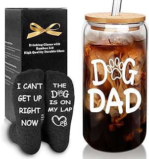 Imagen de Vaso y calcetines Dog Dad de la empresa Lanchoo US.