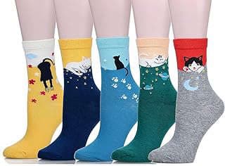 Imagen de Calcetines coloridos con gatos de la empresa LEOTRUNY.