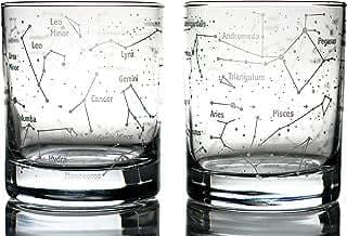 Imagen de Vasos Whisky Constelaciones Astronomía de la empresa MagnifyLabs, LLC.