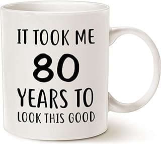 Imagen de Taza Cumpleaños 80 Años de la empresa MAUAG Funny Coffee Mug Gifts.