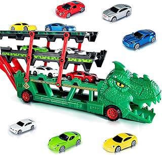 Imagen de Camión dinosaurio pista coches de la empresa MUJI Block.