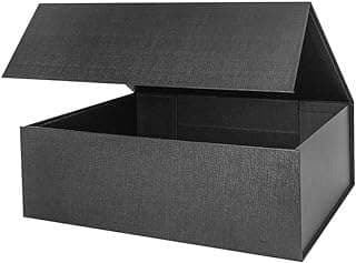 Imagen de Caja regalo grande negra magnética de la empresa OBMMIRAO.