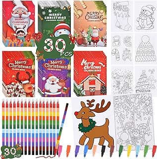 Imagen de Libro colorear navideño y crayones de la empresa OohMaison.