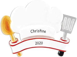 Imagen de Adorno Chef Personalizable 2023 de la empresa Ornaments by Elves.