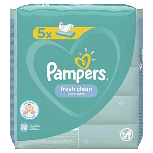 Image of Mild Scent Wipes by the company Pampers.