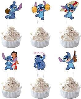 Imagen de Topper para cupcakes Stitch de la empresa Party Hive.