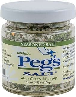Imagen de Sal sazonada gourmet sin MSG. de la empresa Peg's Salt, LLC.