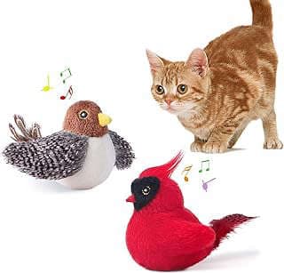 Imagen de Juguetes gato pájaros chirriantes de la empresa Potaroma Pets.