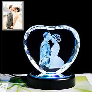 Imagen de Marco Cristal Corazón Personalizado de la empresa Qianwei Crystal.