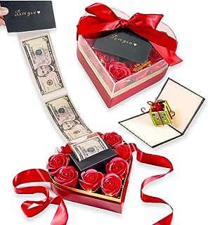 Imagen de Caja de dinero cumpleaños amor de la empresa Ribbonbonbox.