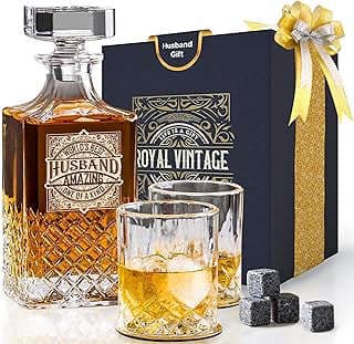 Imagen de Set de decantador de whisky de la empresa Royal Vintage.