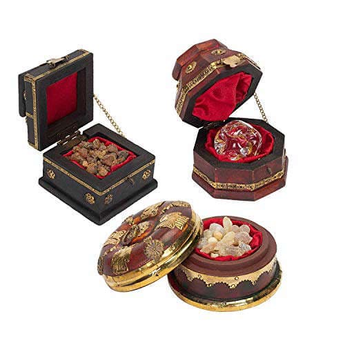 Imagen de Caja Estándar Oro, Incienso y Mirra  de la empresa Three Kings Gifts.