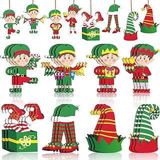 Imagen de Adornos madera elfos navideños de la empresa Tongpeacun.