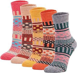 Imagen de Calcetines de lana multicolor. de la empresa USA - YZKKE SOCKS.