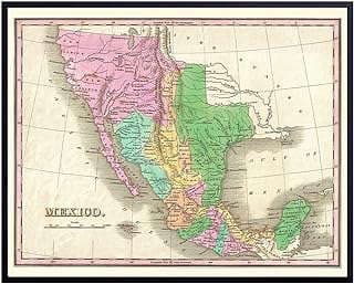 Imagen de Arte Mural Mapa México de la empresa Yellowbird Art & Design.
