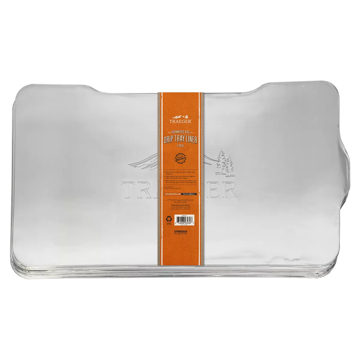 Traeger BAC521 Ironwood 885 Drip Tray Liners product image