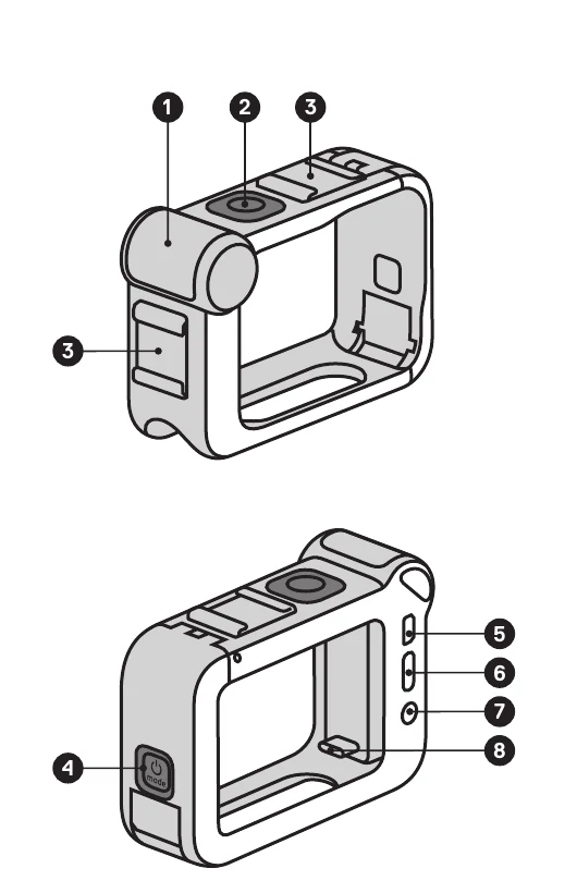 GoPro Media Mod for HERO8 Black product image
