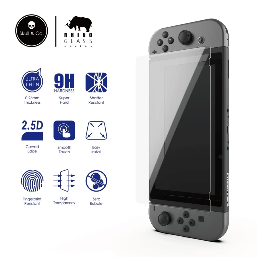 Skull & Co. Tempered Glass Screen Protector for Switch product image